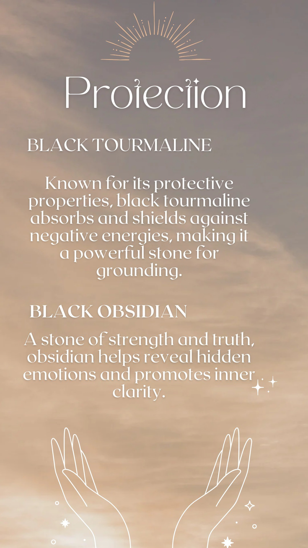 Protection Ritual Candle Holder – Black Tourmaline & Obsidian