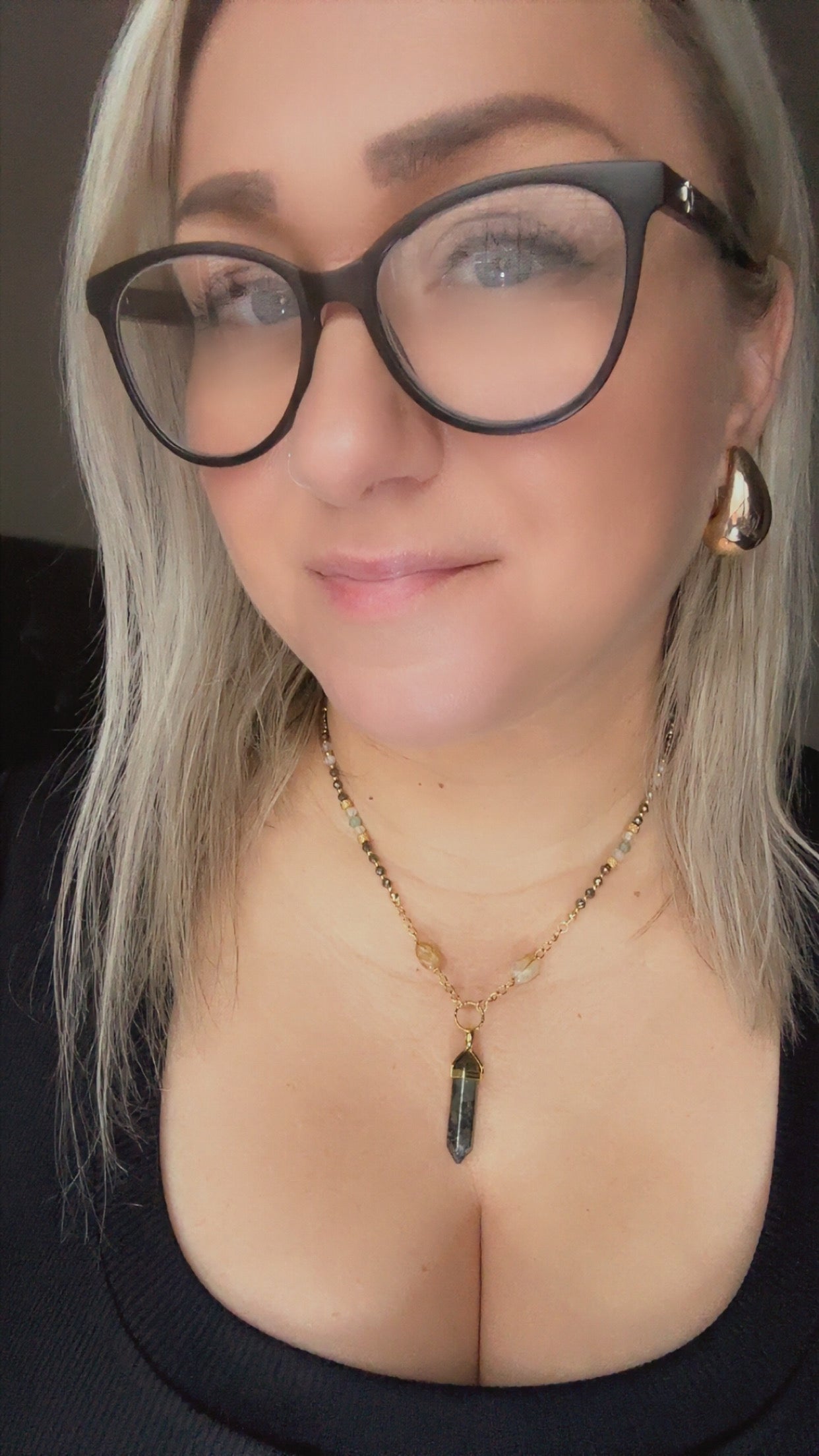 Money & Prosperity Necklace – Pyrite, Citrine & Green Aventurine for Abundance & Luck