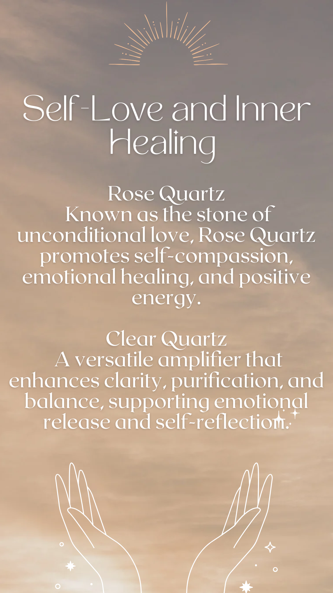 Self-Love & Inner Healing Ritual Altar – Rose Quartz & Clear Quartz